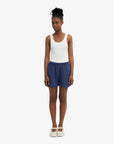 COLORFUL STANDARD - LINEN SHORTS - NAVY