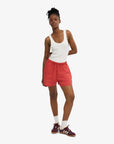 COLORFUL STANDARD - LINEN SHORTS - RED TANGERINE