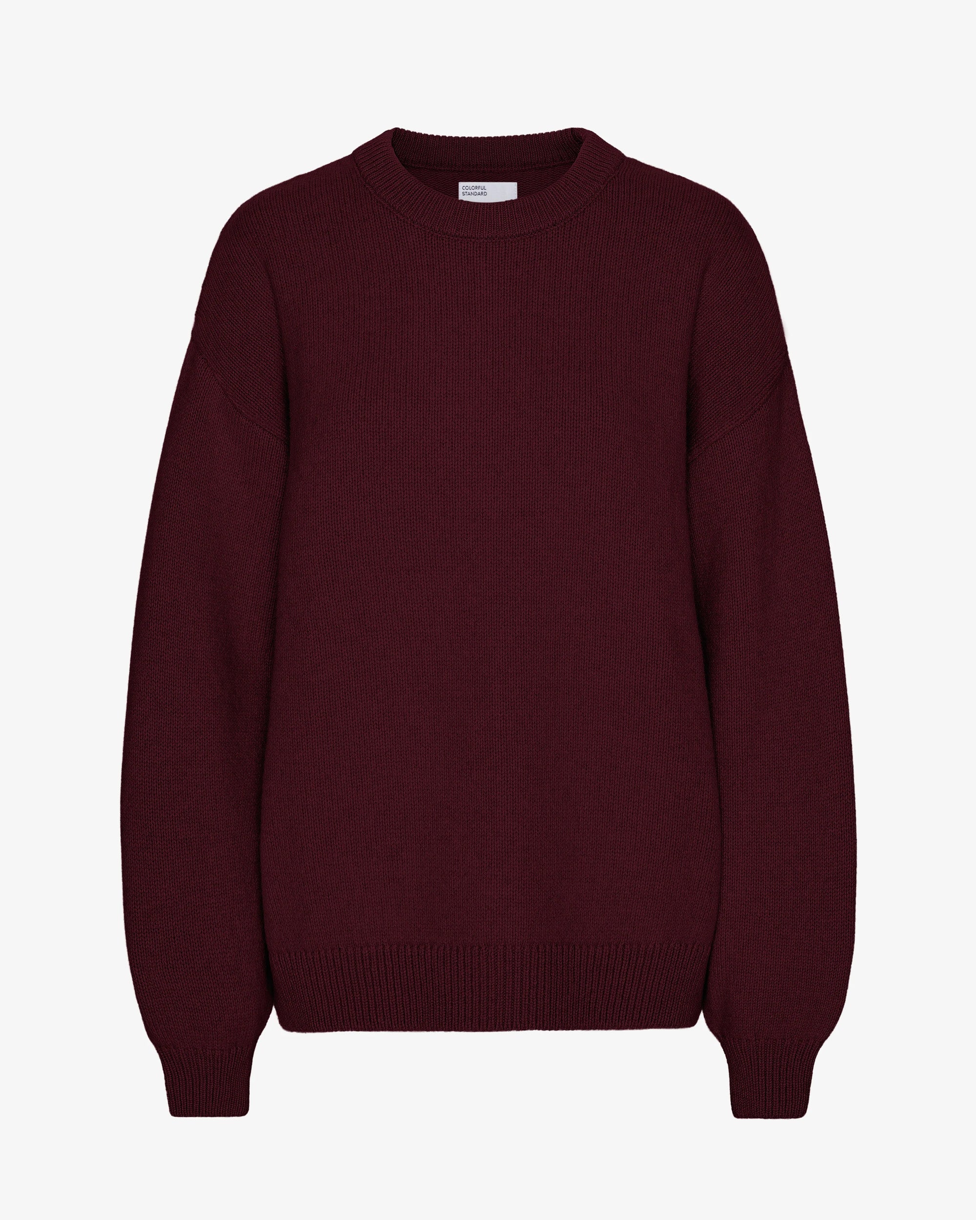 COLORFUL STANDARD - CHANDAIL MÉRINO SURDIMENSIONNÉ - OXBLOOD RED