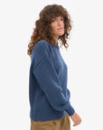 COLORFUL STANDARD - OVERSIZED MERINO SWEATER - PETROLE BLUE