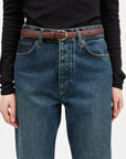 SKALL STUDIO - CEINTURE CLASSIQUE - BRUN FONCÉ