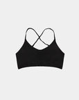 Q FOR QUINN - BRALETTE CROISÉ - NOIR