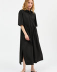 SKALL STUDIO - ROBE CHEMISIER DOT - NOIR - PÉ26