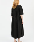 SKALL STUDIO - ROBE CHEMISIER DOT - NOIR - PÉ26