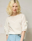 COKLUCH - ESA TOP - OFF-WHITE - SS26