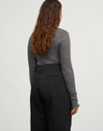 SKALL STUDIO - HAUT EDIE - MÉLANGE GRIS FONCÉ