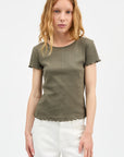 SKALL STUDIO - T-SHIRT EDIE - OLIVE - PÉ26