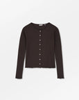 SKALL STUDIO - CARDIGAN EDIE - BRUN FONCÉ - AH25