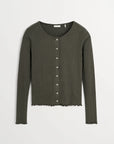 SKALL STUDIO - CARDIGAN EDIE - VERT FONCÉ