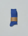 BILLY BAMBOO - RIBBED COTTON HIGH SOCKS - CRYSTAL BRIGHT