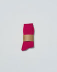 BILLY BAMBOO - RIBBED COTTON HIGH SOCKS - CRYSTAL BRIGHT