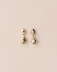 WOLF CIRCUS - BOUCLES D'OREILLES PINTO - PLAQUÉ OR