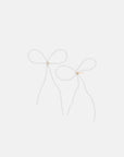 LABRO - BOUCLES D'OREILLES NOEUD GRANDE - ARGENT
