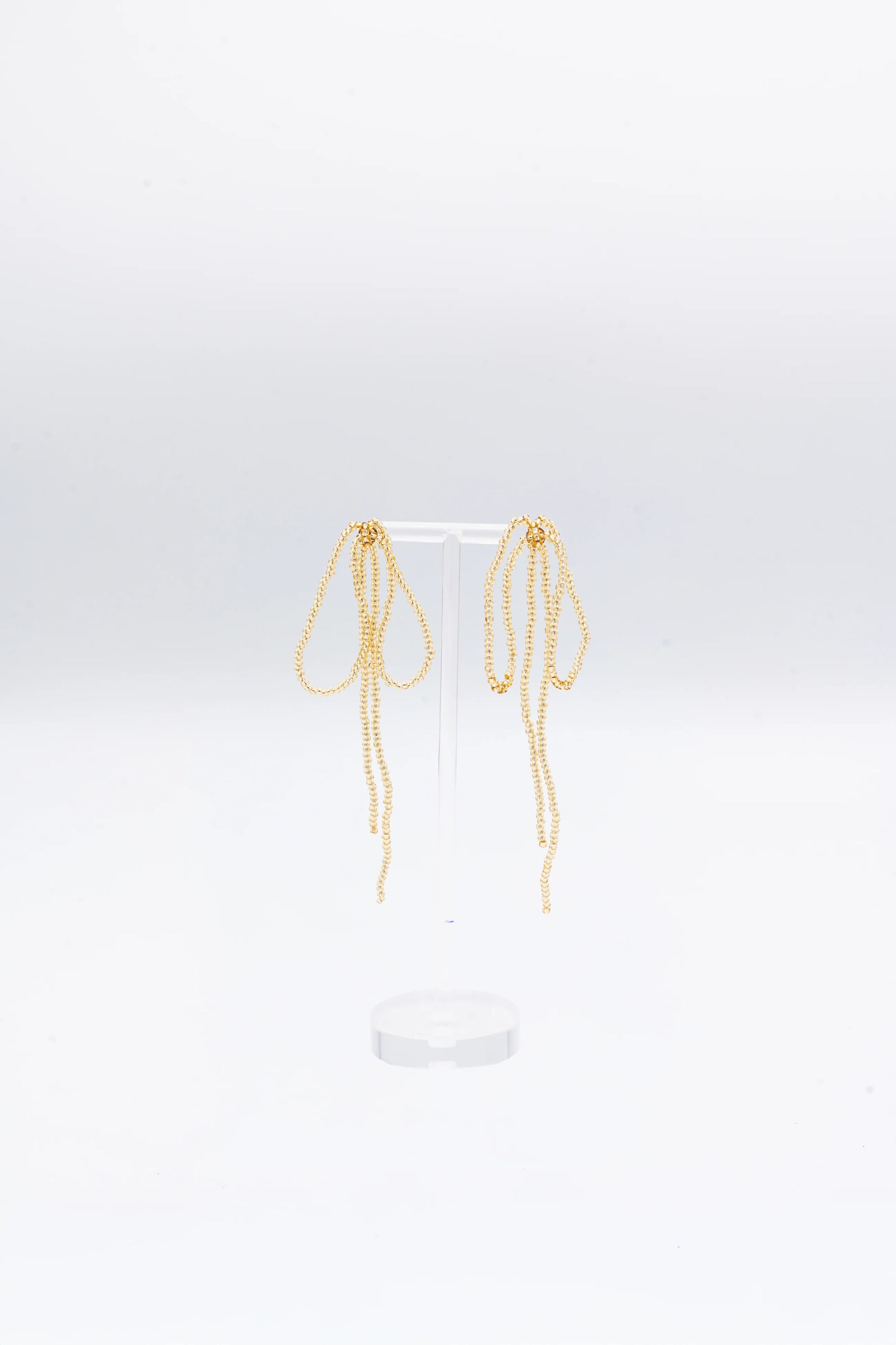 LABRO - BOUCLES D'OREILLES NOEUD GRANDE - OR