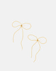 LABRO - BOUCLES D'OREILLES NOEUD GRANDE - OR