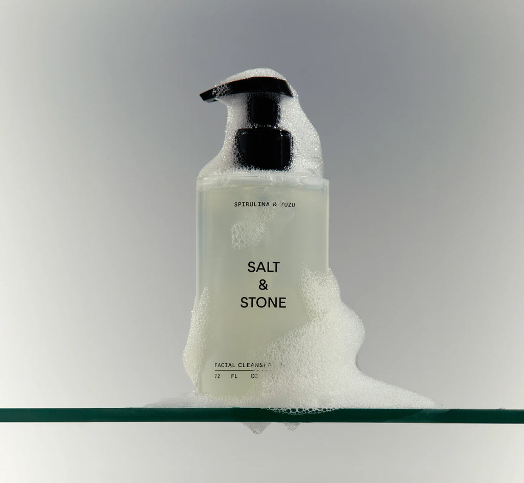 SALT & STONE - FACIAL CLEANSER - SPIRULINA & YUZU