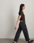 B SIDES - LASSO SLIM JEANS - STILL BLACK