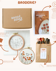 BRODÉ SERRÉ - DIY EMBROIDERY KIT - CORNEILLE