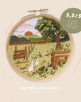 BRODÉ SERRÉ - DIY EMBROIDERY KIT - THE GEESE