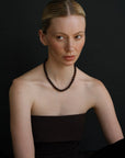 LISBETH JEWELRY - CLASSIC BEAD NECKLACE - HESSONITE
