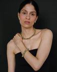 LISBETH JEWELRY - BRACELET GRANDE BOULE - JASPE AVOCAT