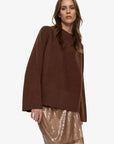 MINIMUM - CHANDAIL LORAINE - CHOCOLAT - AH26