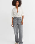 SKALL STUDIO - MADDY STRAIGHT JEANS - LIGHT GREY WORN - SS25