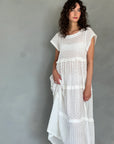 A BRONZE AGE - ROBE MARKET - EYELET BLANC - PÉ25