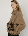 A BRONZE AGE - MANTEAU MARVIN - TAUPE - AH26