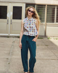 EVE GRAVEL - NIKKI SHIRT - BLUE GOLD - SS26