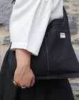 EVE GRAVEL - PAPERBAG BAG - BLACK