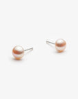 PILAR AGUECI - BOUCLES PERLES - ROSE - 6MM