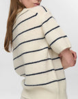 MINIMUM - RUTH KNIT POLO - COCONUT MILK - SS26