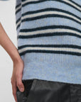 MINIMUM - RUTH KNIT POLO - CASHMERE BLUE - SS26