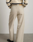 B SIDES - SLIM LASSO JEANS - CHALK OVERDYE