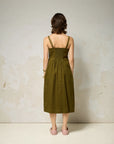 COKLUCH - THALASSA DRESS - OLIVE - SS26