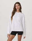 VUORI - THICK COTTON T-SHIRT - WHITE