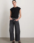 B-SIDES - CASUAL LASSO JEANS - STILL BLACK