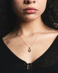 WOLF CIRCUS - ROSE NECKLACE - GOLD