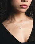 WOLF CIRCUS - ROSE NECKLACE - SILVER