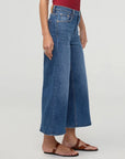 DUER - PERFORMANCE DENIM HIGH WAIST WIDE LEG CROP - SWELL - SS26