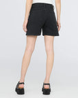 DUER - RELAXED HIGH-WAISTED CANVAS SHORTS - BLACK - SS26