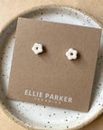 ELLIE PARKER CERAMICS - BOUCLES D'OREILLE FLEUR EN CERAMIQUE