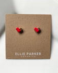 ELLIE PARKER CERAMICS - BOUCLES D'OREILLE COEUR EN CÉRAMIQUE