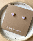 ELLIE PARKER CERAMICS - BOUCLES D'OREILLE COEUR EN CÉRAMIQUE