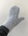 BILLY BAMBOO - FLUFFY ANGORA MITTENS