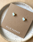 ELLIE PARKER CERAMICS - BOUCLES D'OREILLE COEUR EN CÉRAMIQUE