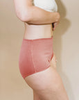 Q FOR QUINN - CULOTTE TAILLE HAUTE - GARANCE FONCÉ