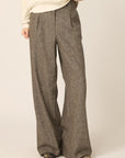 CHLO - PANTALON ZAHO - TWEED GRÈGE - AH26