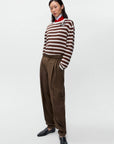 CORDERA - LONG-SLEEVED T-SHIRT - WHITE STRIPES - FW26